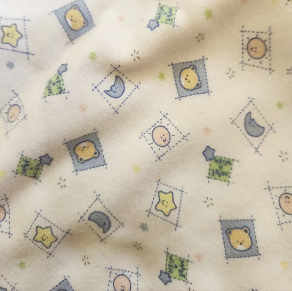 Vintage JUST BORN Baby Blanket You Are My Sunshine Sun Pastel 90s Y2K READ - Picture 5 of 14